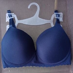 Elegant Navy Blue Women's Bra